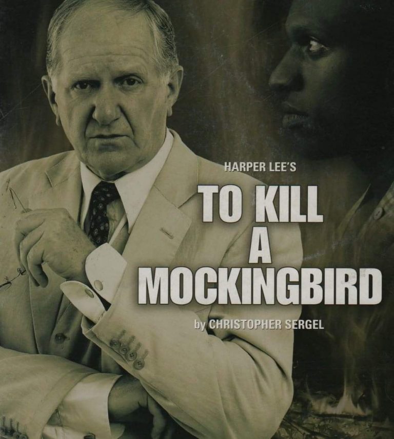 Andrew-Osei-Karmen and Duncan Preston on cover poster of To Kill A Mockingbird